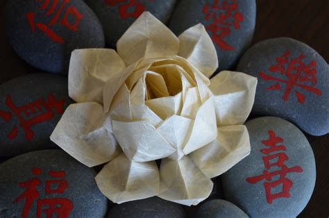 Pdf Instructions Origami Lotus Flower By Bingshan On Etsy