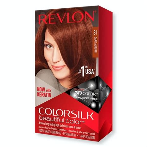 Revlon Colorsilk Hair Color [31] Dark Auburn 1 Ea Pack Of 3