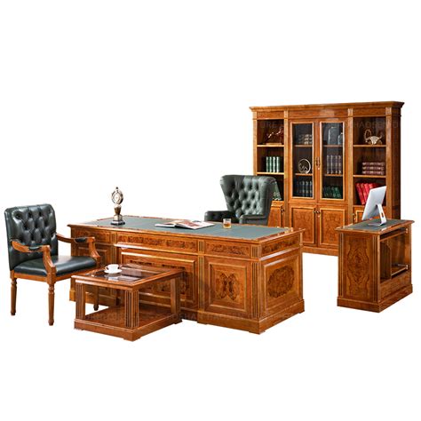 Luxury Premium 0827 Wood Classic Executive Office Furniture Desk