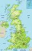 Britain Physical Map - Mapsof.Net