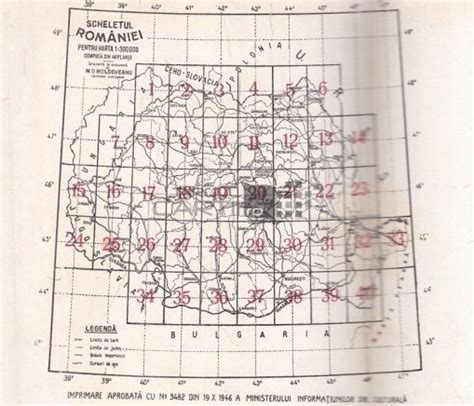 M D Moldoveanu Harta Romaniei Planse