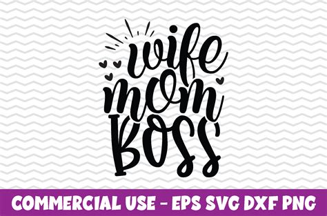 Wife Mom Boss Graphic By Creativeartist · Creative Fabrica
