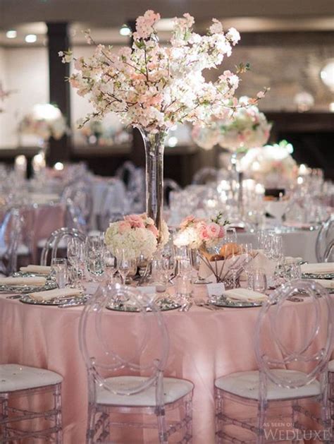 Picture Perfect Wedding Decor With Blush Lamour Tablecloth Pink Wedding