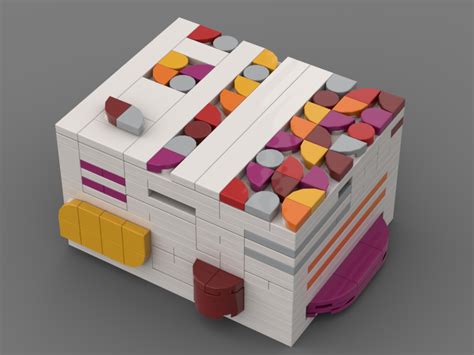 Lego Moc The Bauhaus Puzzle Box By Gsabey08 Rebrickable Build With Lego