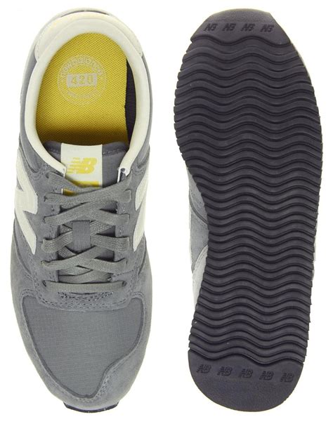 New Balance 420 Grey Vintage Trainers In Gray Lyst