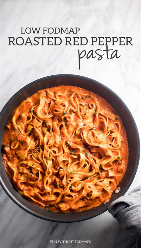 You don't have to skip on flavour with these easy low cholesterol recipes for meals and smart snacks. Low FODMAP Roasted Red Pepper Pasta | Rezept | Fodmap ...