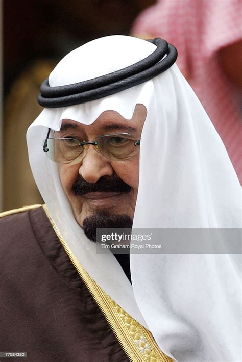 King Abdullah Bin Abdul Aziz Al Saud Of Saudi Arabia At 10 Downing