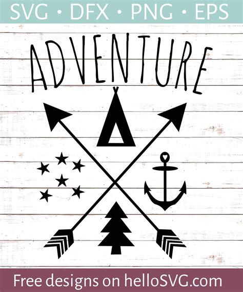 Adventure With Arrows Svg Free Svg Files