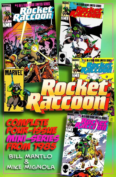 Rocket Raccoon 1 4 1985 80 Vf Full Miniseries Mike Mignola