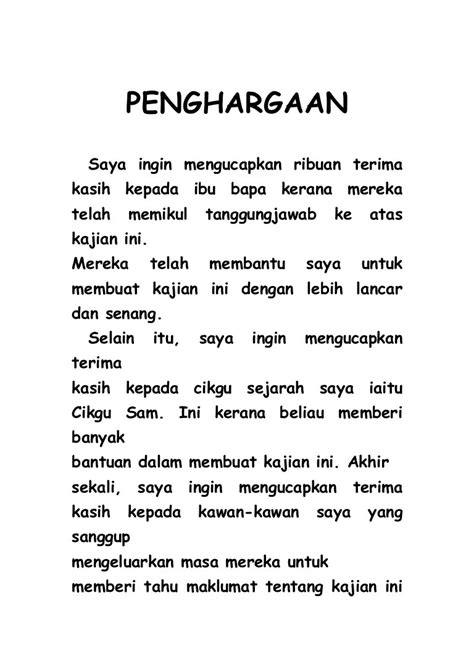 Contoh Buku Skrap Sejarah Tahun 4 Mosop