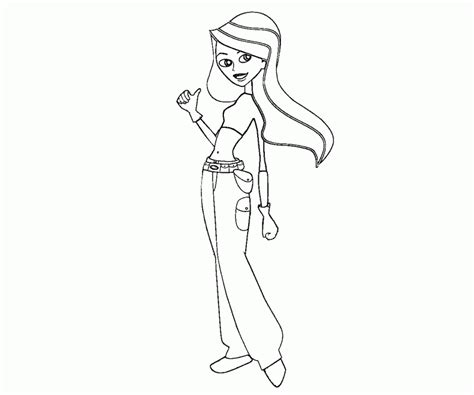 Kim Possible Coloring Page Coloring Home