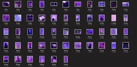 100 Pics Euphoria Purple Wall Collage Kit Updated Digital Etsy