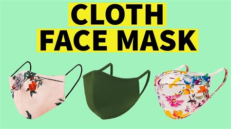 cloth face mask 😷 top 10 best cloth face masks 2021⏰ youtube