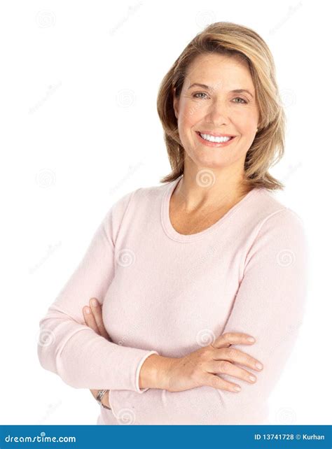 Woman Stock Photo Image Of Lady Isolated Maturity