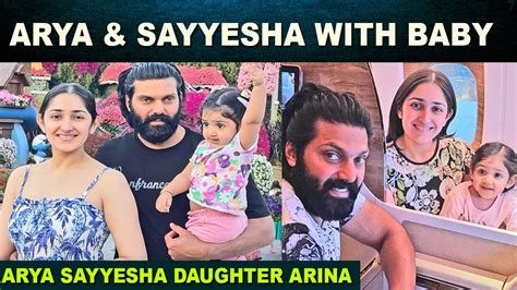 Arya Sayesha Shares Their Daughter 😍 Ariana Cute Moments Arya And