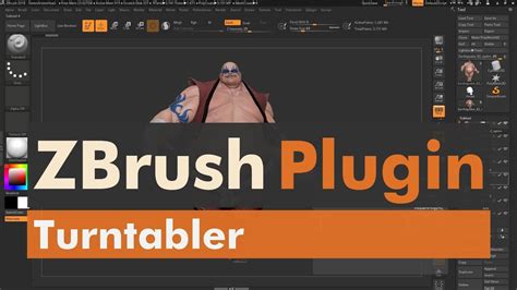 ZBrush Turntabler, Keyshot Scale Sender и IMM Draw size - уроки.