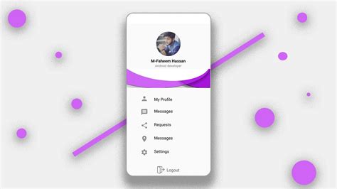 Beautiful Profile Ui Design In Android Studio 2020 Profile Screen