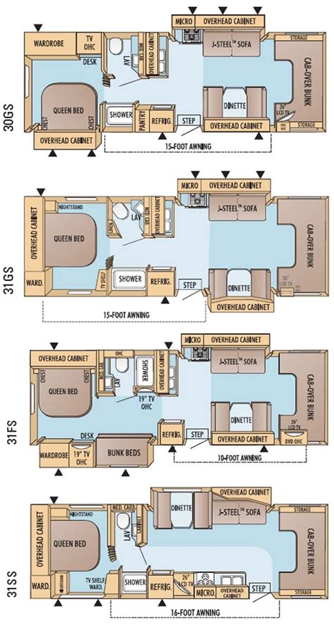 √ Wonderful Class C Rv Floor Plans 6 Suggestion House Plans