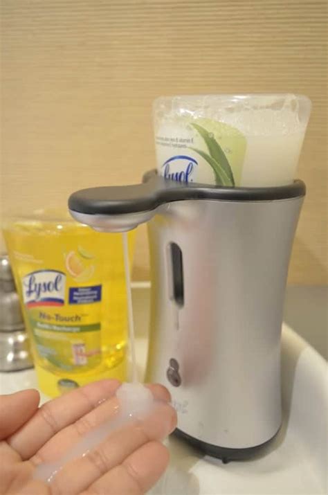 Lysol No Touch Antibacterial Hand Soap System No More Cleaning The