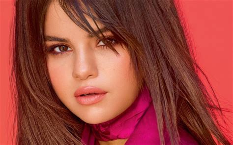 Download Wallpapers Selena Gomez American Singer Portrait Face