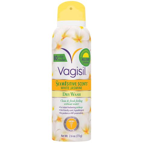 Vagisil White Jasmine Dry Wash Shop Wipes And Washes At H E B