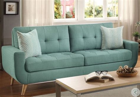 Deryn Blue Sofa From Homelegance Coleman Furniture