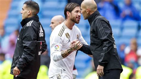 Zidane Wants Real Madrid Captain Sergio Ramos To Be With Him