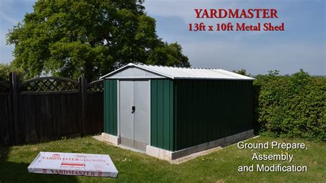 Yardmaster Shed Assembly And Make It Higher Youtube