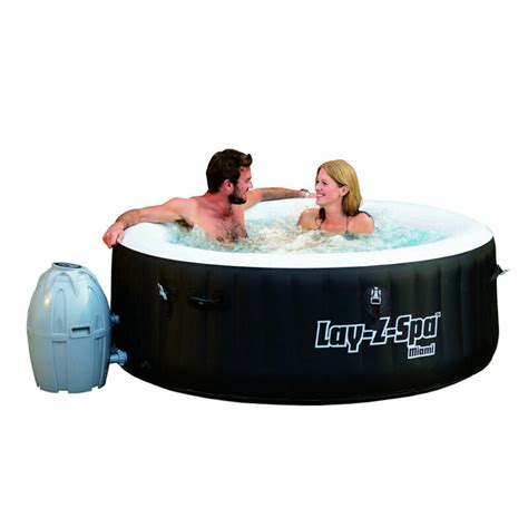 Bestway Saluspa 4 Person Inflatable Portable Spa 71 X 26 Inch Hot Tub
