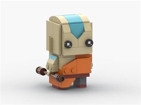 Lego Moc Aang Brickheadz By Kue7heh Rebrickable Build With Lego
