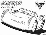 Coloring Cars Jackson Storm Printable Disney Truck Race Sweeps4bloggers Mcqueen sketch template