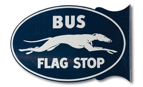 Greyhound Bus Flag Stop