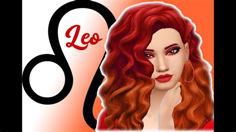 The Sims 4 Create A Sim Zodiac Series Leo Youtube Vrogue