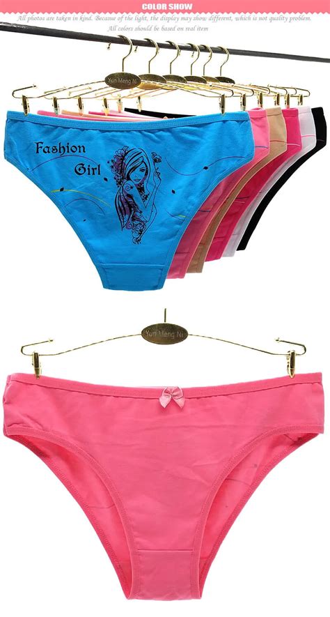 Yun Meng Ni New Style Cotton Women Briefs Sexy Girl Printing Panties Buy Pantiessexy Panties