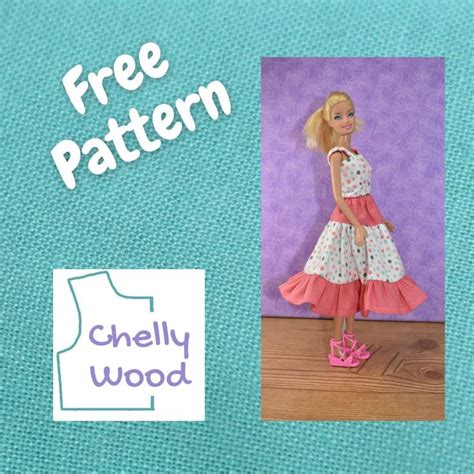 Make A Summer Outfit For Barbie And Other Fashion Dolls With Free Patterns Chellywo In 2023