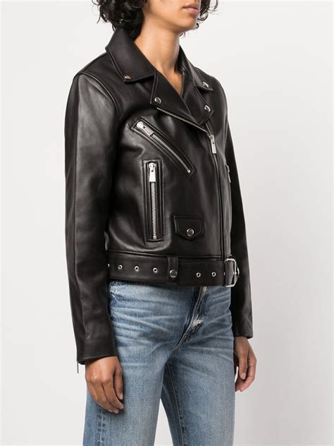 Anine Bing Benjamin Leather Biker Jacket Farfetch