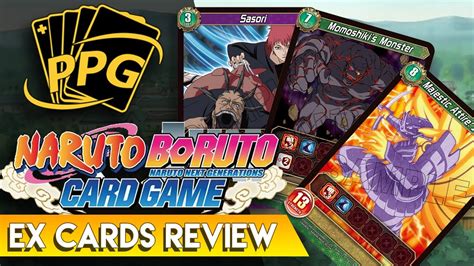Ex Cards Review Naruto Boruto Card Game Chrono Clash System Youtube
