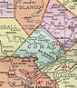 Comal County, Texas, Map, 1911, New Braunfels, Landas Park, Corbyn ...