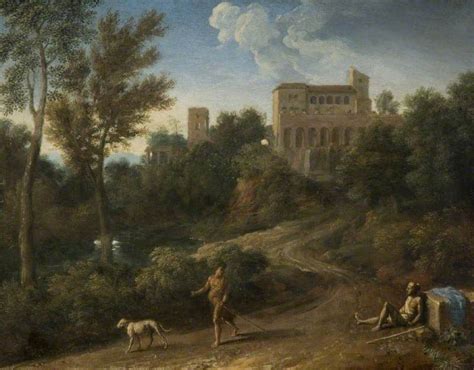 Classical Landscape With Figures Painting Gaspard Dughet Oil Paintings