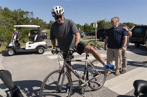 The Nation In Brief Biden Unhurt In Fall Finishing Bike Ride The