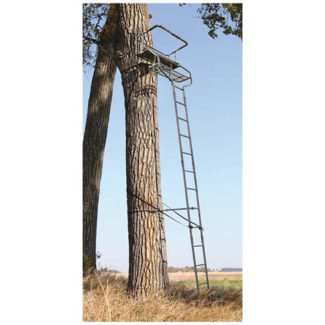 Guide Gear 18 Deluxe 2 Man Ladder Tree Stand 658560 Ladder Tree