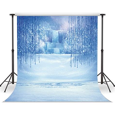 Lywygg 5x7ft Winter Backdrop Ice And Snow White World Photography