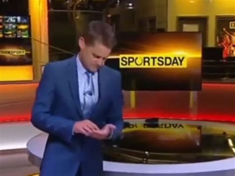 Welcome to the official bbc sport youtube channel. BBC Sports presenter Chris Mitchell awkwardly taps on ...