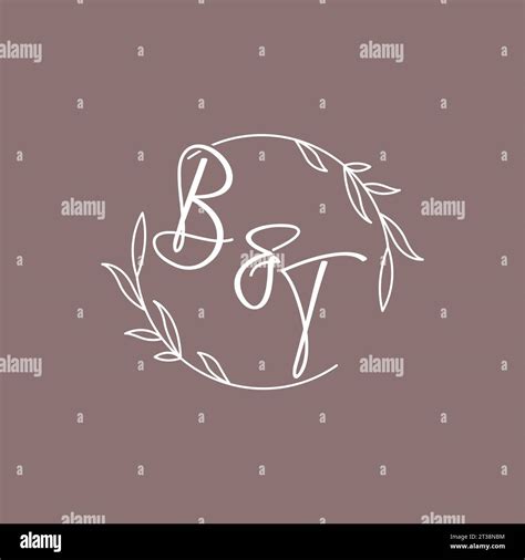 Bt Wedding Initials Monogram Logo Ideas Vector Graphic Stock Vector