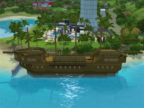 The Sims Resource Pirate Ship