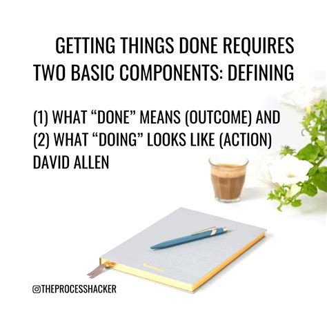 Getting Things Done By David Allen Summary Process Hacker