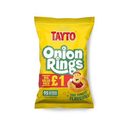 Tayto Onion Rings 26g £1 20 Pack