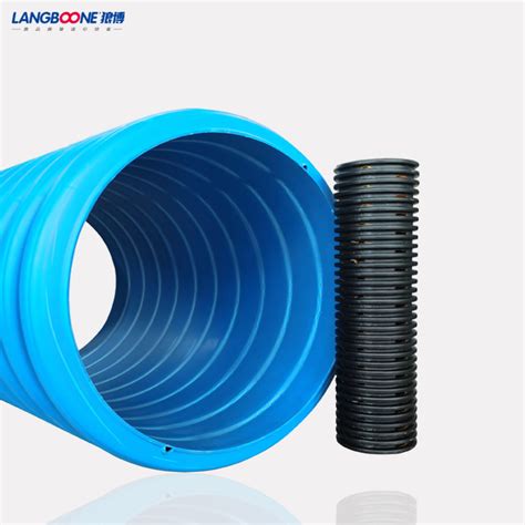 Pe100 Double Wall Corrugated Hdpe Pipes For Waster Water Drainage