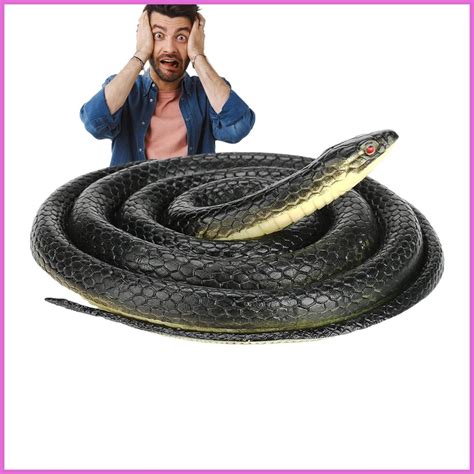 Realistic Rubber Snake Rubber Snakes Realistic Keep Birds Away Large
