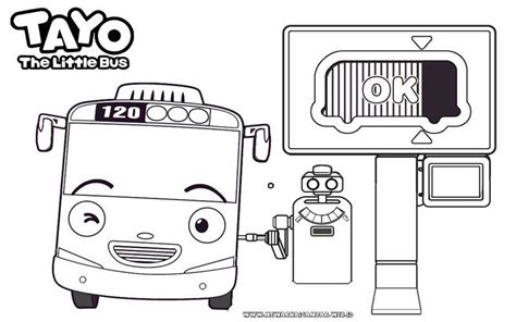All images found here are believed to be in the. tayo the little bus coloring pages print. Tayo the Little ...
